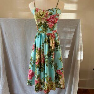 Vintage Bernie Dexter Floral Sample Dress